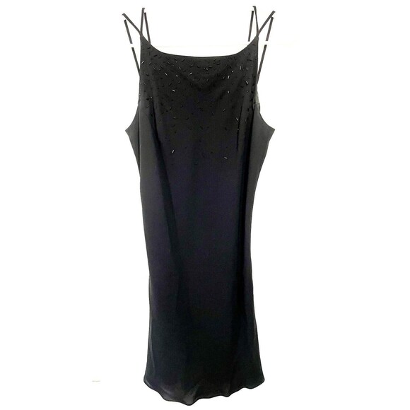 Vtg 90s Jones Wear Prom Evening Cocktail Maxi Dress" Sz 8 Beaded Dress - Picture 1 of 7